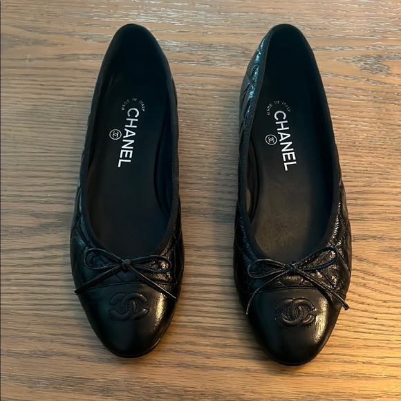 Chanel Ballet Flats Size 40 - Picture 1 of 12